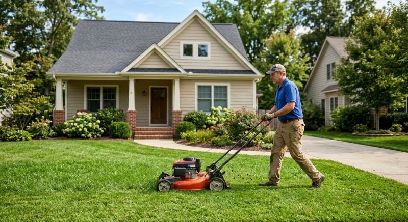 Fall Mowing in Bowie, MD